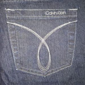 Calvin Klein dark wash denim